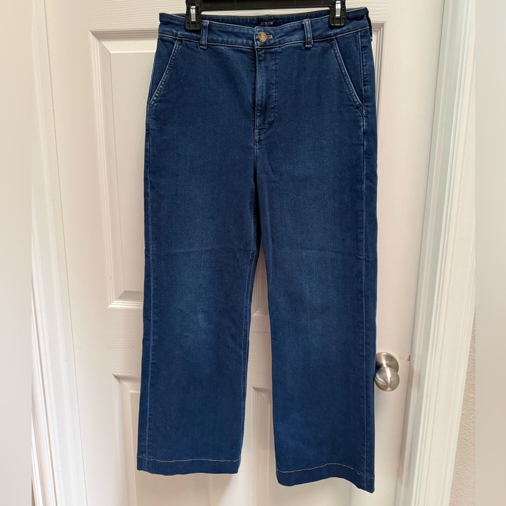 J. Crew Navy High-Rise Trouser Jean